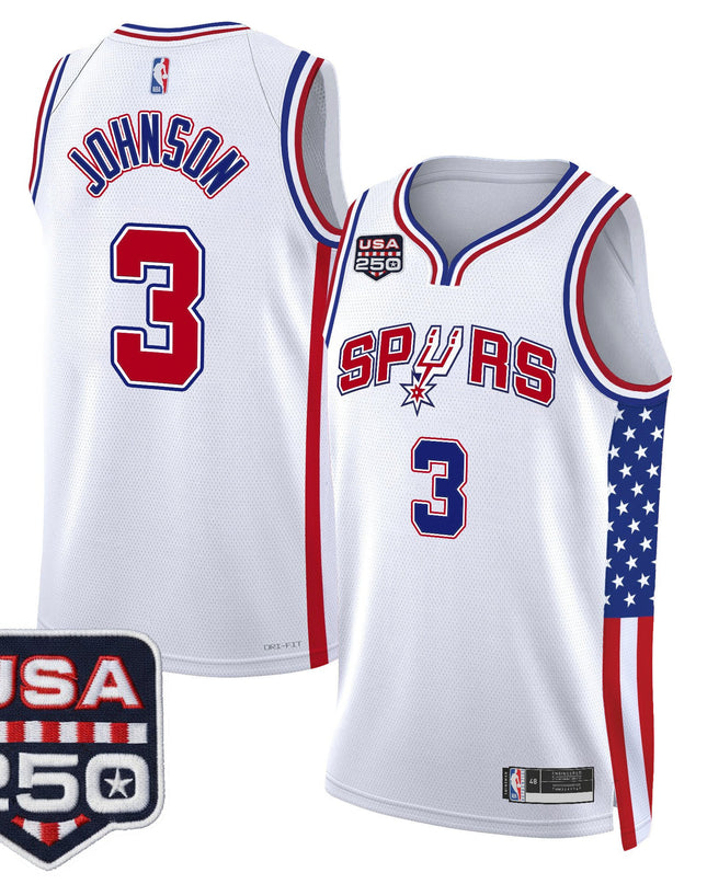 Men's San Antonio Spurs "America 250 Edition" Swingman Jersey - All Stitched