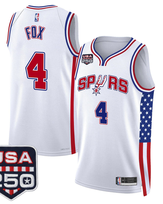 Men's San Antonio Spurs "America 250 Edition" Swingman Jersey - All Stitched