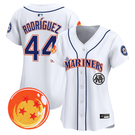 Women's Seattle Mariners x Dragon Ball Vapor Premier Limited Jersey - All Stitched