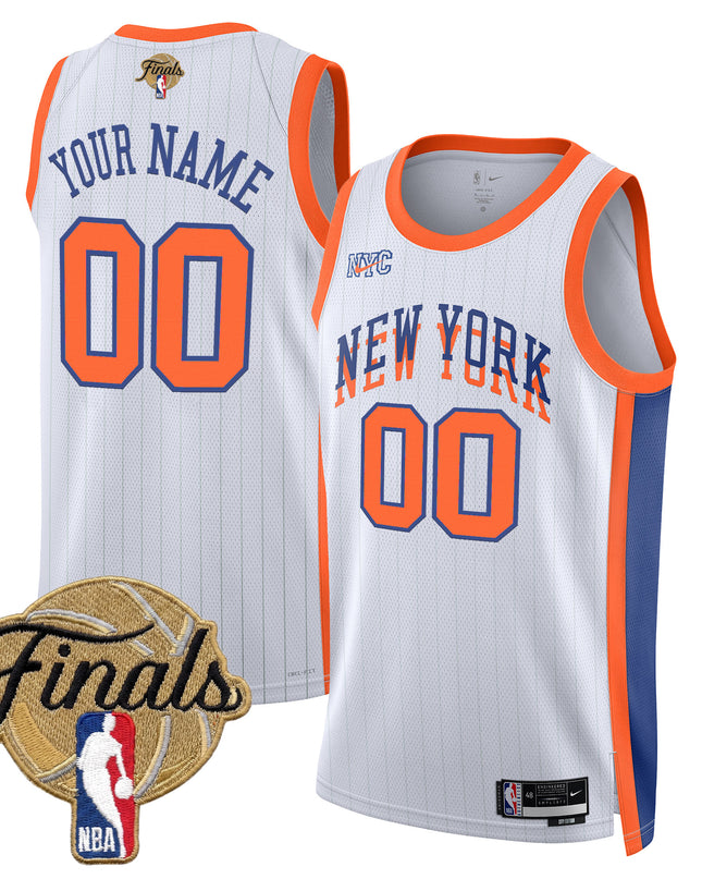 New York Knicks 2026 Finals Custom Swingman Jersey V2 - All Stitched