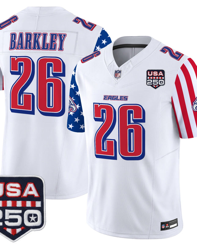 Men's Philadelphia Eagles "America 250 Edition" Vapor Limited Jersey - All Stitched
