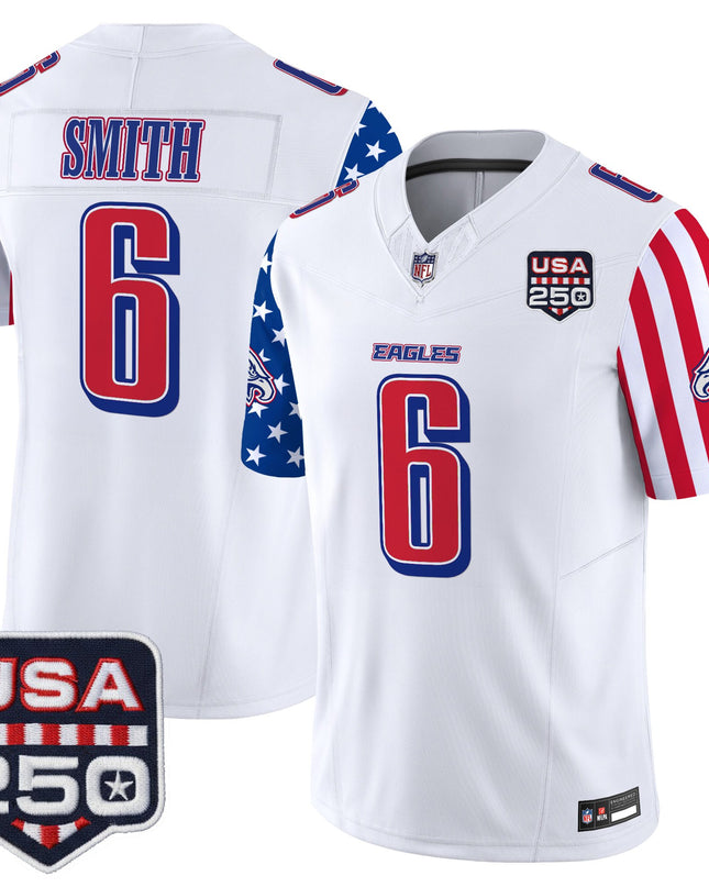 Men's Philadelphia Eagles "America 250 Edition" Vapor Limited Jersey - All Stitched