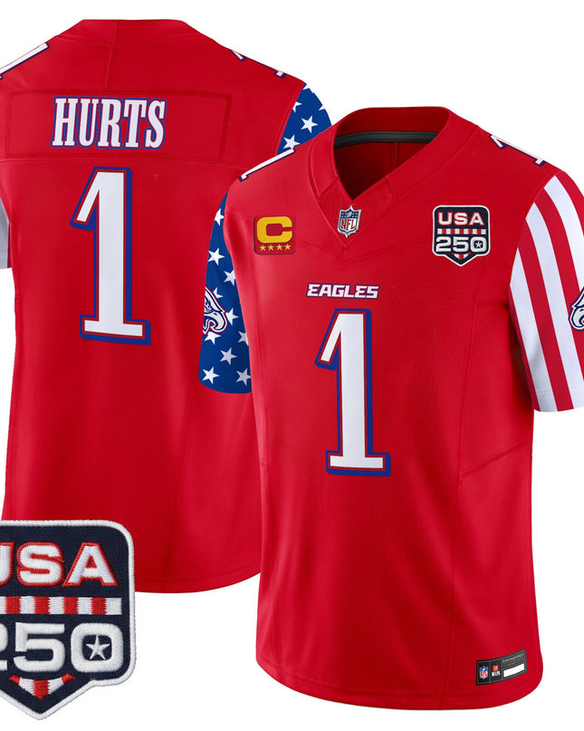 Men's Philadelphia Eagles "America 250 Edition" Vapor Limited Jersey - All Stitched