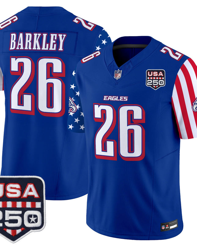 Men's Philadelphia Eagles "America 250 Edition" Vapor Limited Jersey - All Stitched