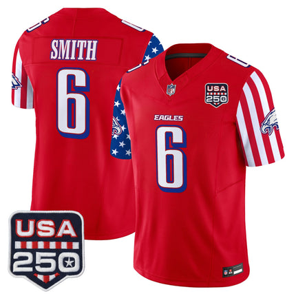 Men's Philadelphia Eagles "America 250 Edition" Vapor Limited Jersey - All Stitched