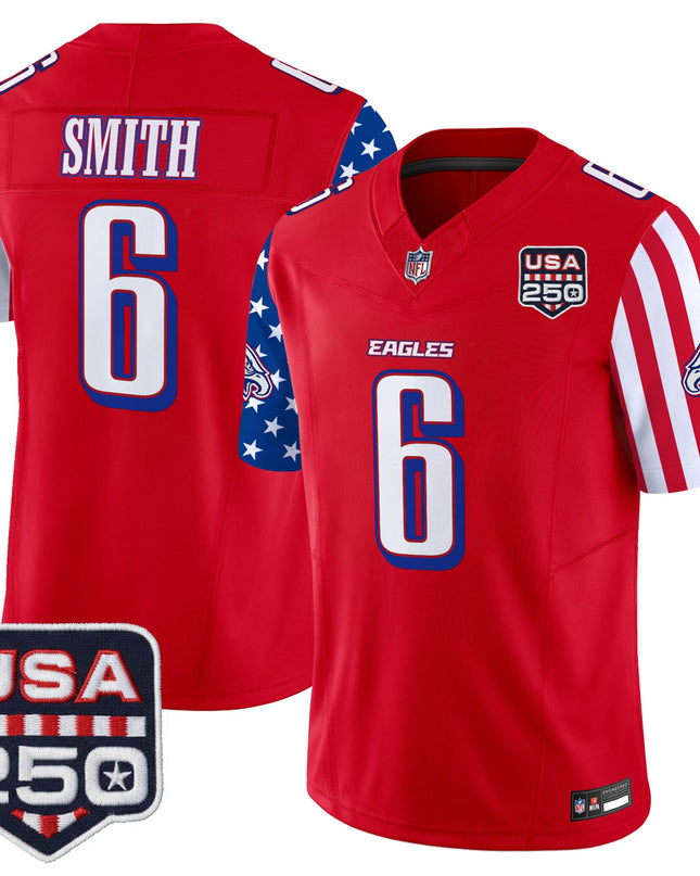 Men's Philadelphia Eagles "America 250 Edition" Vapor Limited Jersey - All Stitched
