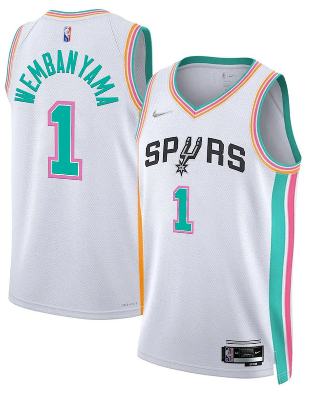 Wembanyama San Antonio Spurs Jersey - All Stitched