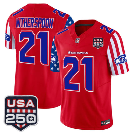 Men's Seattle Seahawks "America 250 Edition" Vapor Limited Jersey - All Stitched