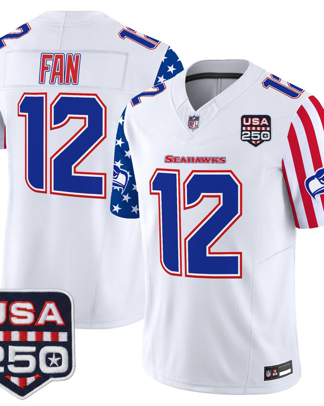 Men's Seattle Seahawks "America 250 Edition" Vapor Limited Jersey - All Stitched