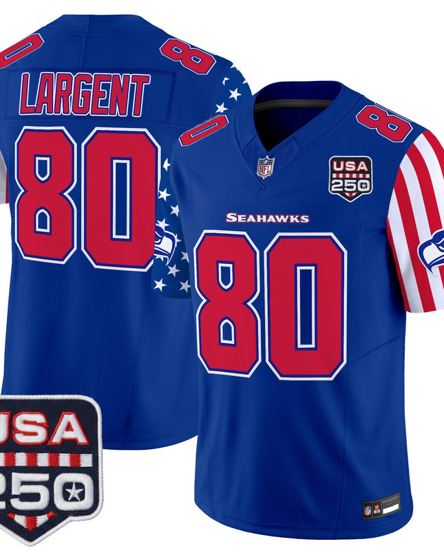 Men's Seattle Seahawks "America 250 Edition" Vapor Limited Jersey - All Stitched