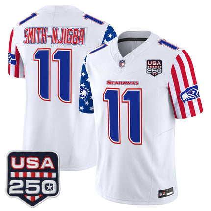 Men's Seattle Seahawks "America 250 Edition" Vapor Limited Jersey - All Stitched