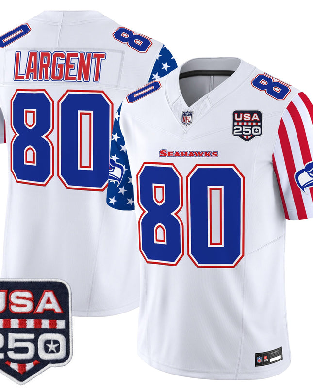 Men's Seattle Seahawks "America 250 Edition" Vapor Limited Jersey - All Stitched