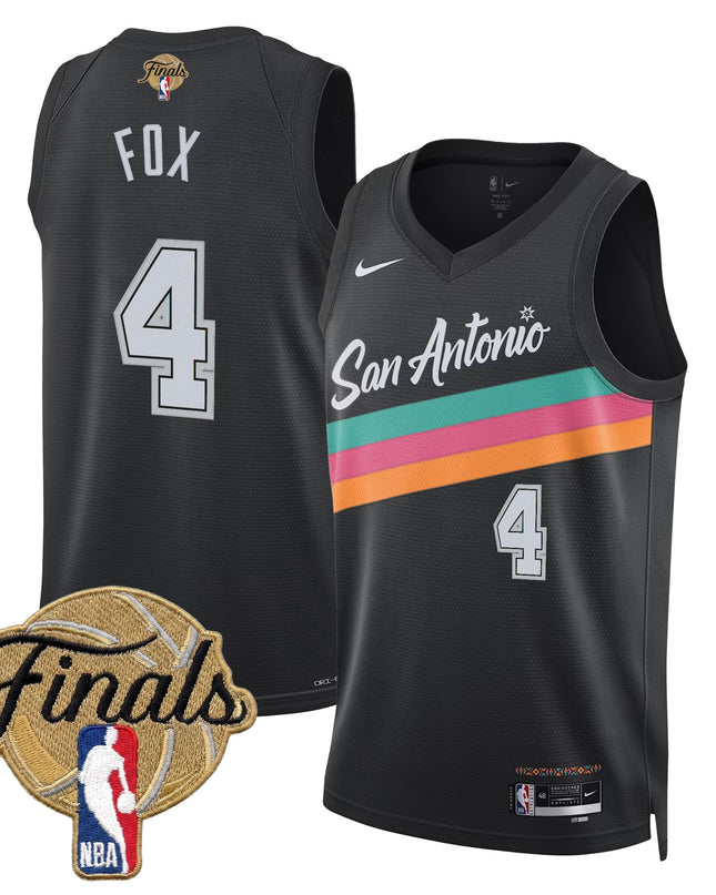 Men's San Antonio Spurs 2026 Finals Swingman Jersey - All Stitched