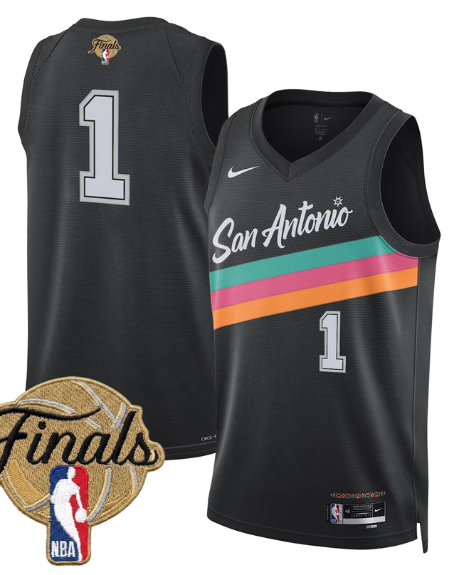 Men's San Antonio Spurs 2026 Finals Swingman Jersey - All Stitched