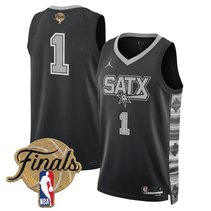 Men's San Antonio Spurs 2026 Finals Swingman Jersey - All Stitched