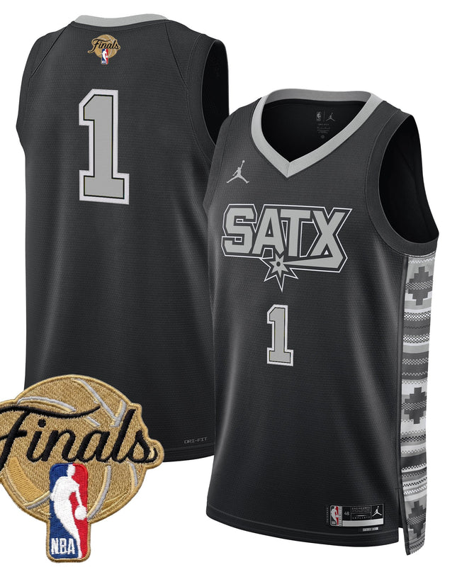 Men's San Antonio Spurs 2026 Finals Swingman Jersey - All Stitched