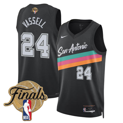 Men's San Antonio Spurs 2026 Finals Swingman Jersey - All Stitched