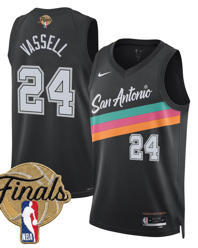Men's San Antonio Spurs 2026 Finals Swingman Jersey - All Stitched