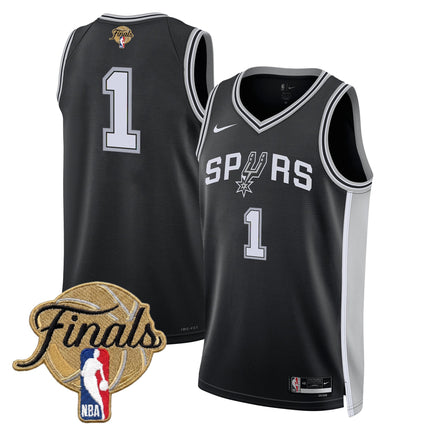 Men's San Antonio Spurs 2026 Finals Swingman Jersey - All Stitched