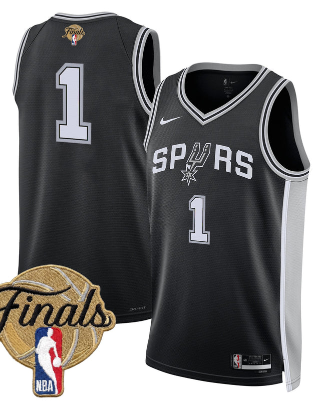 Men's San Antonio Spurs 2026 Finals Swingman Jersey - All Stitched