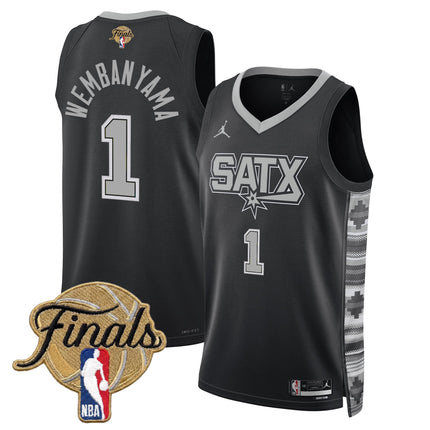 Men's San Antonio Spurs 2026 Finals Swingman Jersey - All Stitched