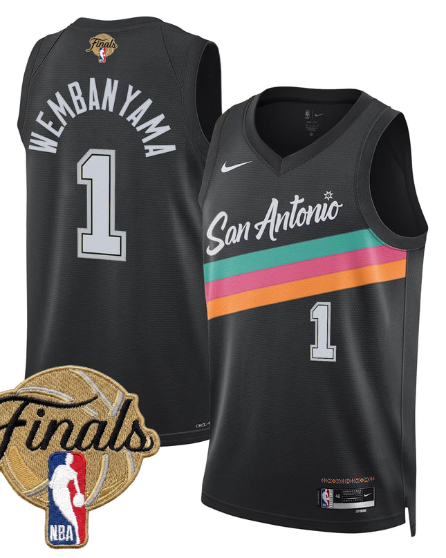 Men's San Antonio Spurs 2026 Finals Swingman Jersey - All Stitched