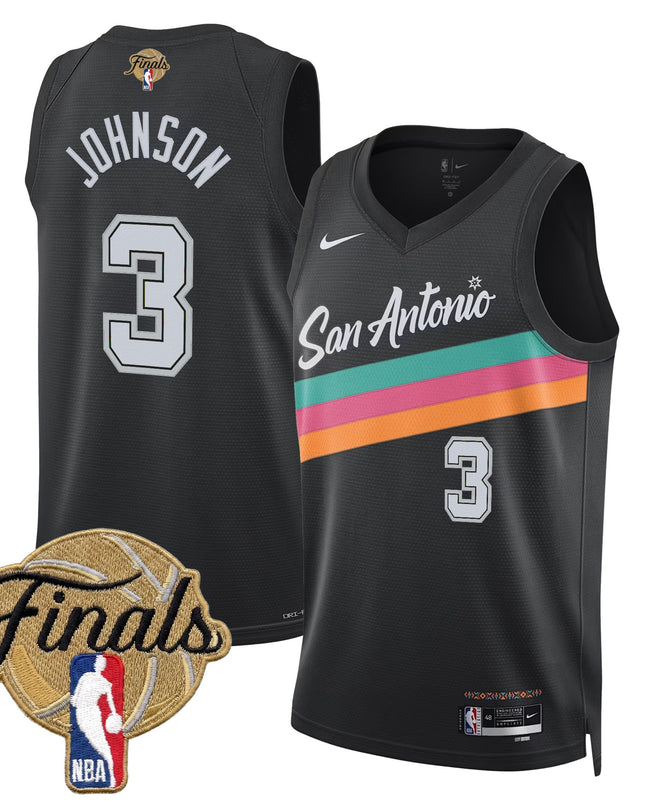 Men's San Antonio Spurs 2026 Finals Swingman Jersey - All Stitched