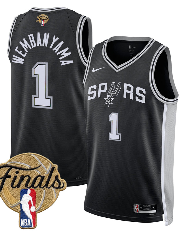 Men's San Antonio Spurs 2026 Finals Swingman Jersey - All Stitched