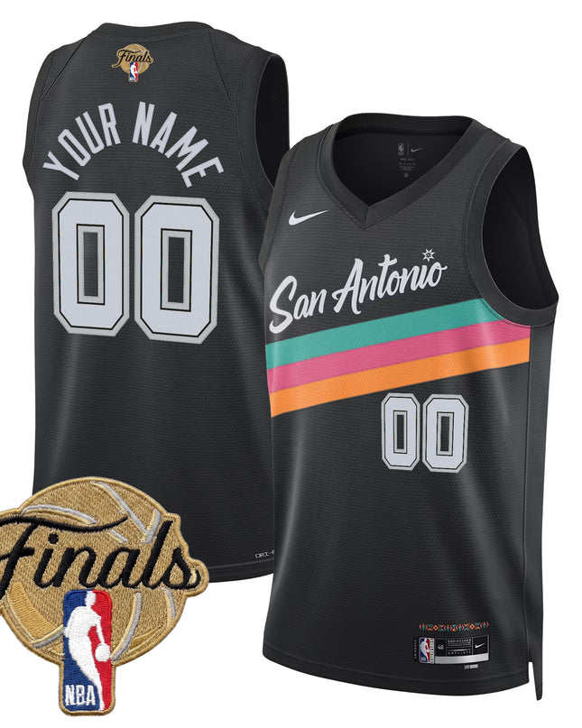 San Antonio Spurs 2026 Finals Custom Swingman Jersey - All Stitched