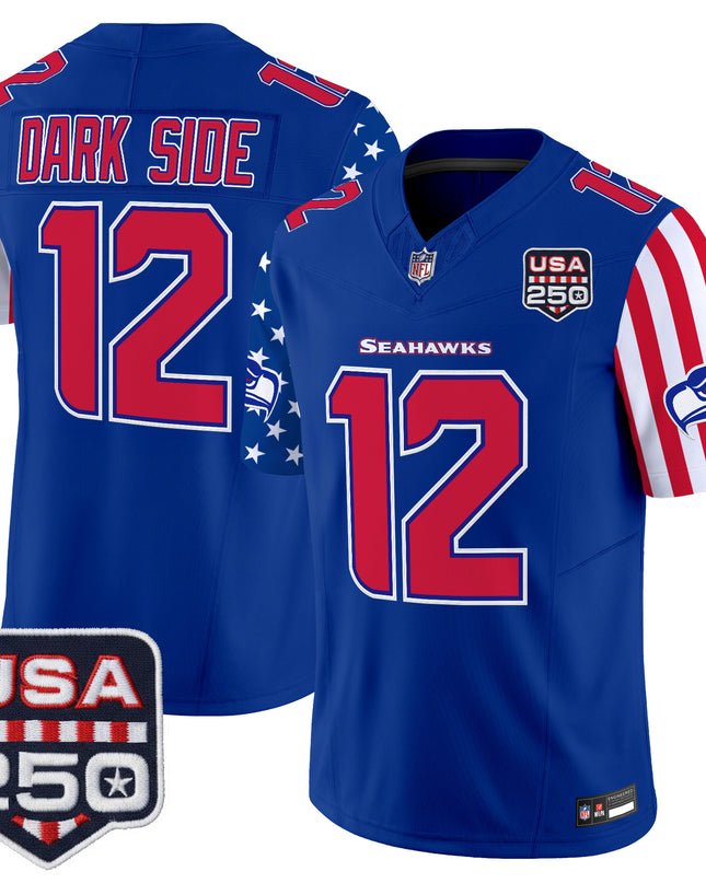 Men's Seattle Seahawks "America 250 Edition" Vapor Limited Jersey - All Stitched