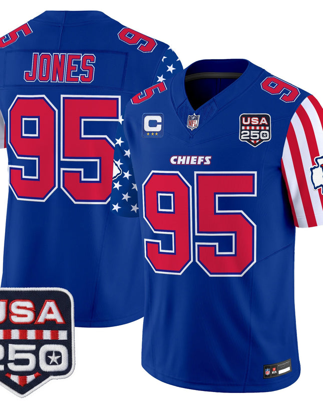 Men's Chiefs "America 250 Edition" Vapor Limited Jersey - All Stitched