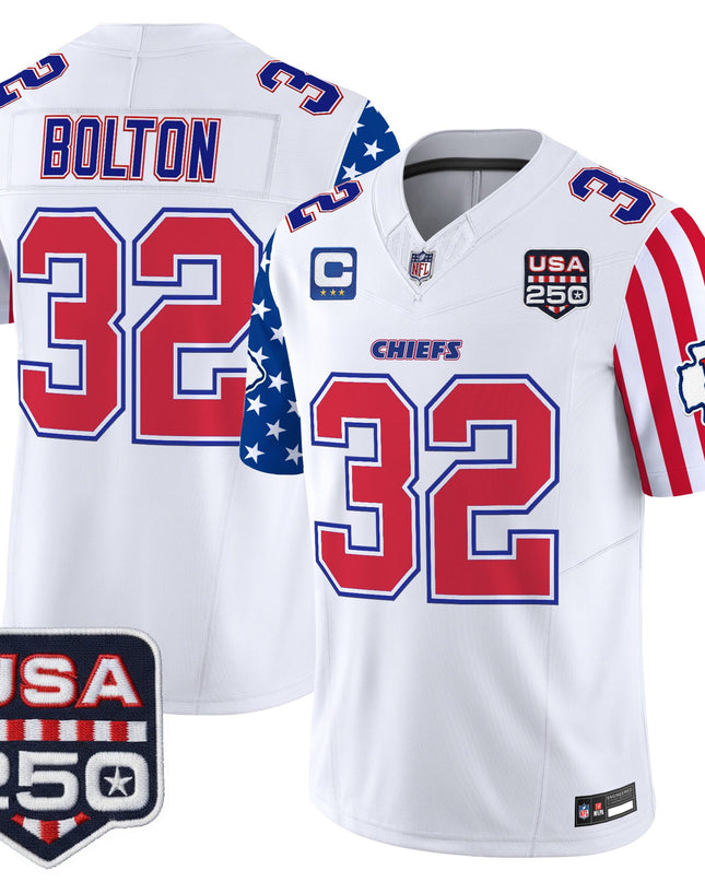 Men's Chiefs "America 250 Edition" Vapor Limited Jersey - All Stitched