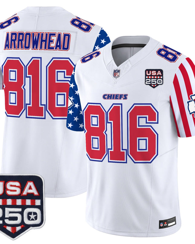 Men's Chiefs "America 250 Edition" Vapor Limited Jersey - All Stitched