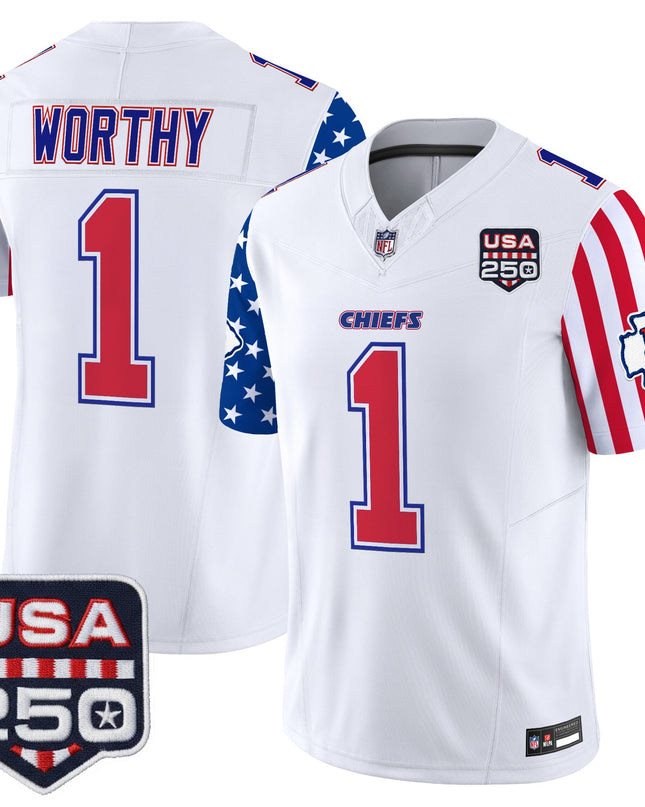 Men's Chiefs "America 250 Edition" Vapor Limited Jersey - All Stitched