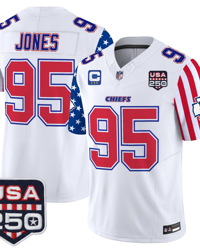 Men's Chiefs "America 250 Edition" Vapor Limited Jersey - All Stitched