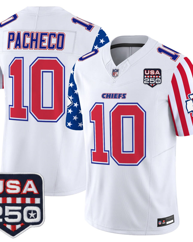 Men's Chiefs "America 250 Edition" Vapor Limited Jersey - All Stitched