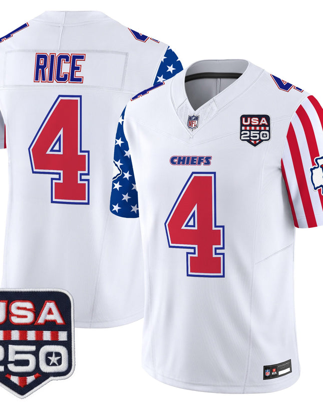 Men's Chiefs "America 250 Edition" Vapor Limited Jersey - All Stitched