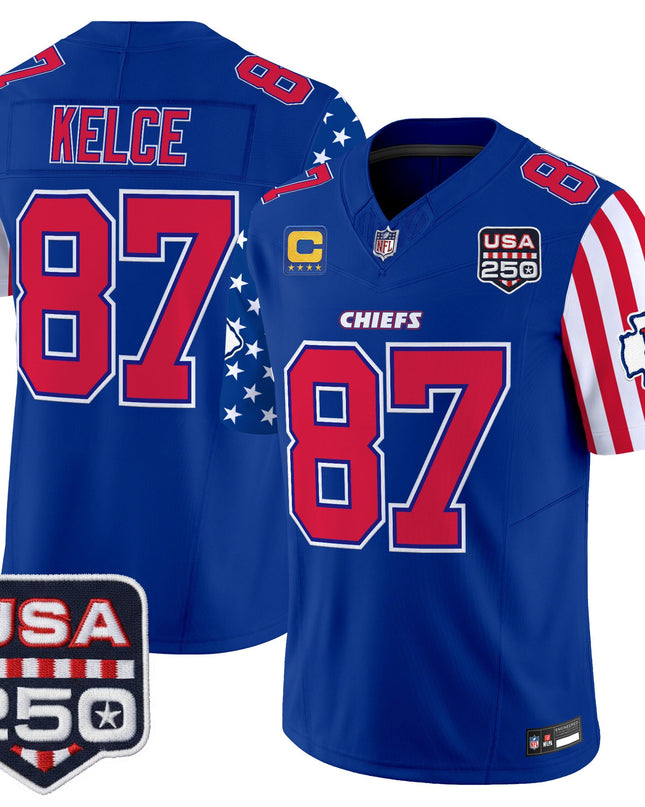 Men's Chiefs "America 250 Edition" Vapor Limited Jersey - All Stitched