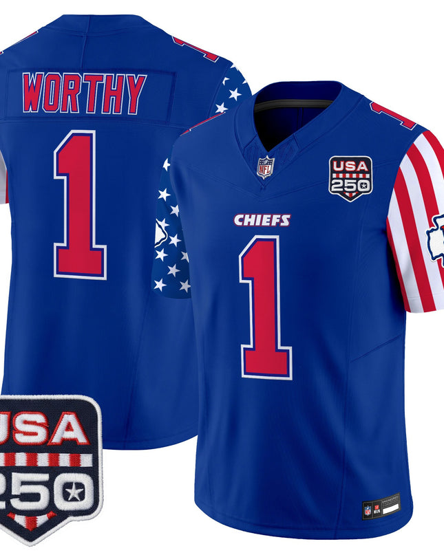 Men's Chiefs "America 250 Edition" Vapor Limited Jersey - All Stitched