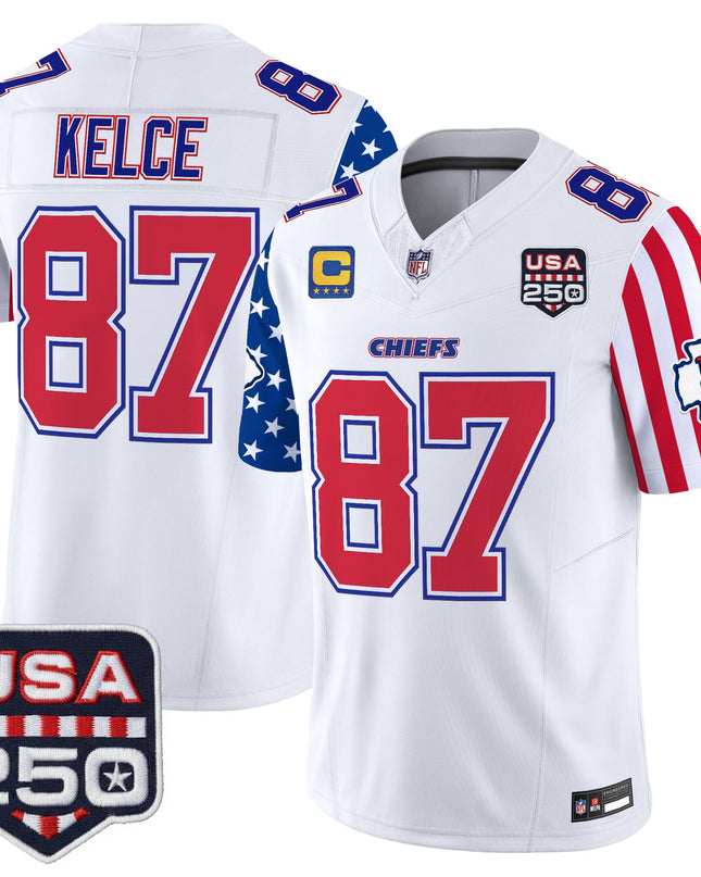 Men's Chiefs "America 250 Edition" Vapor Limited Jersey - All Stitched
