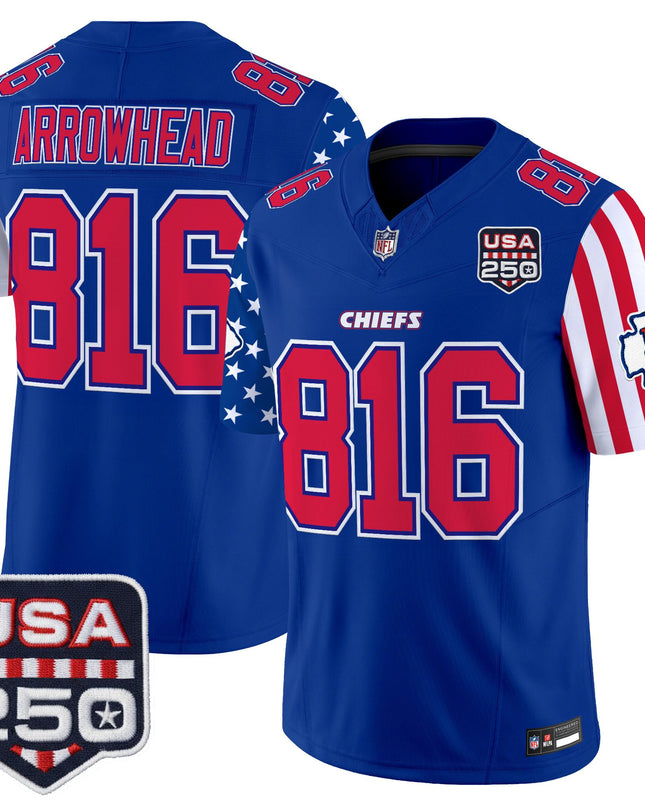 Men's Chiefs "America 250 Edition" Vapor Limited Jersey - All Stitched