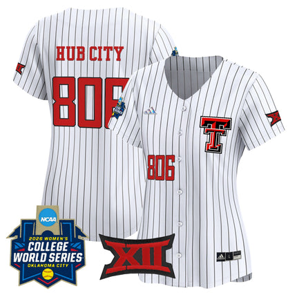 Women's Texas Tech Red Raiders Softball 2026 World Series (WCWS) Vapor Premier Limited Jersey - All Stitched