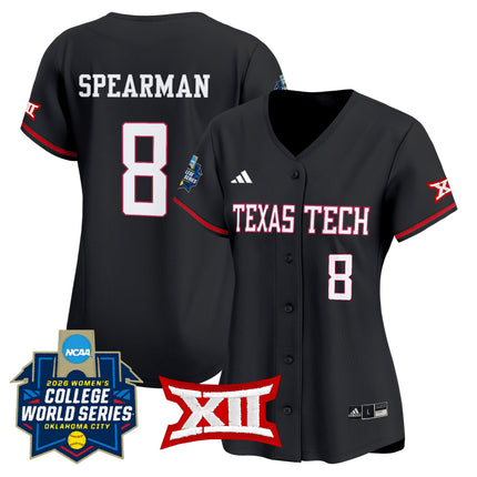 Women's Texas Tech Red Raiders Softball 2026 World Series (WCWS) Vapor Premier Limited Jersey - All Stitched