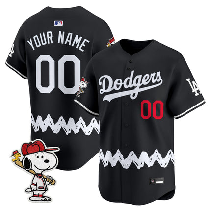 Los Angeles Dodgers x Peanuts Vapor Premier Limited Custom Jersey - Stitched