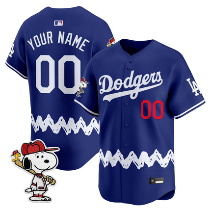 Los Angeles Dodgers x Peanuts Vapor Premier Limited Custom Jersey - Stitched