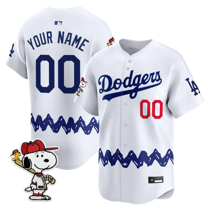 Los Angeles Dodgers x Peanuts Vapor Premier Limited Custom Jersey - Stitched