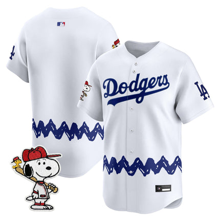 Men's Los Angeles Dodgers x Peanuts Vapor Premier Limited Jersey - Stitched