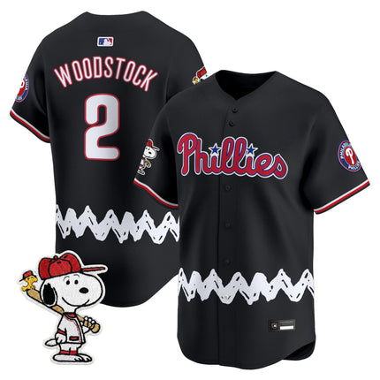 Men's Philadelphia Phillies x Peanuts Vapor Premier Limited Jersey - Stitched