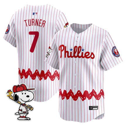 Men's Philadelphia Phillies x Peanuts Vapor Premier Limited Jersey - Stitched