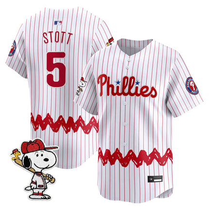 Men's Philadelphia Phillies x Peanuts Vapor Premier Limited Jersey - Stitched